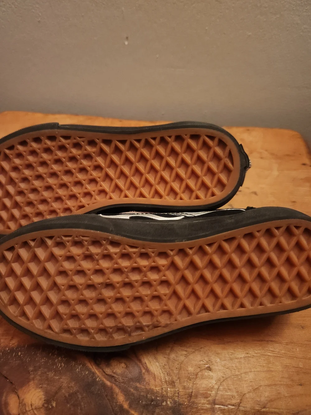 Vans Kids Black and White Skate Sneakers - Picture 4 of 5